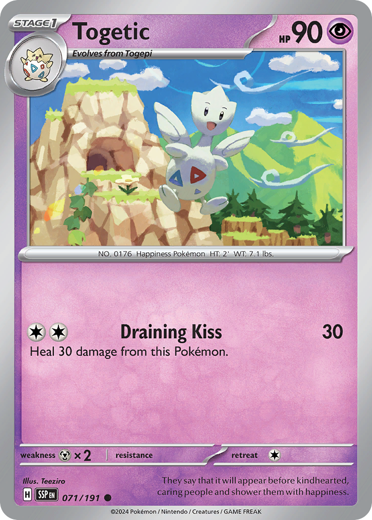 Togetic - 71/191 - Normal - NM - Common - Surging Sparks