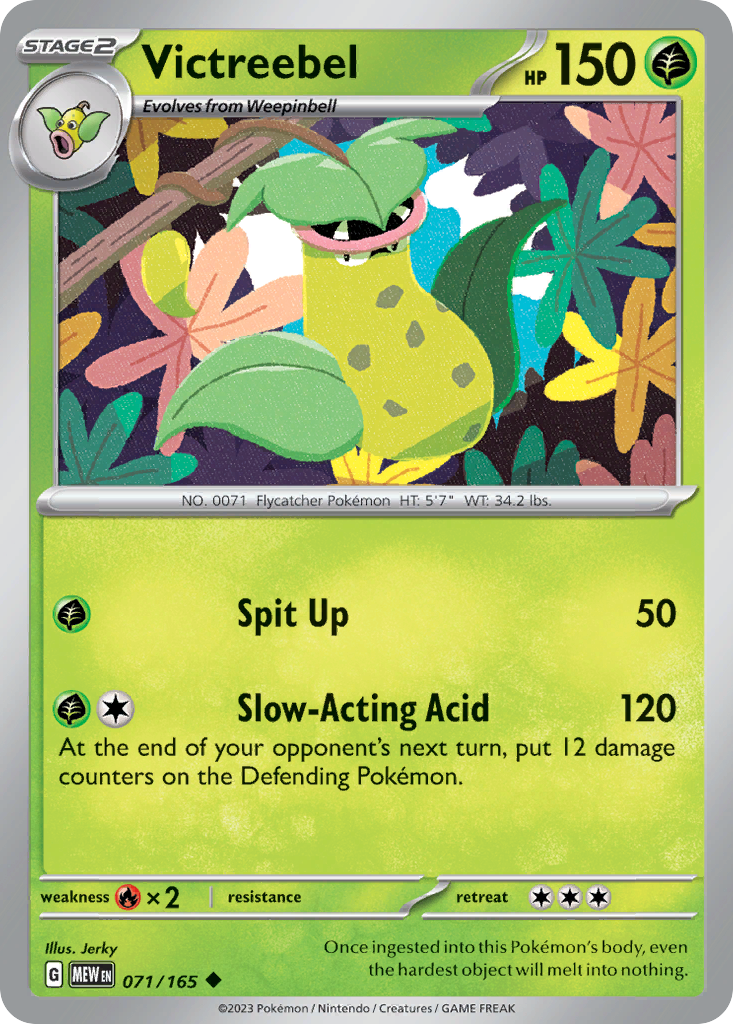 Victreebel - 71/165 - Normal - NM - Uncommon - 151