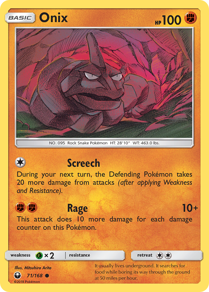 Onix - 71/168 - Normal - NM - Common - Celestial Storm
