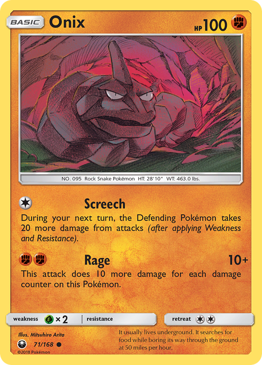 Onix - 71/168 - Normal - NM - Common - Celestial Storm