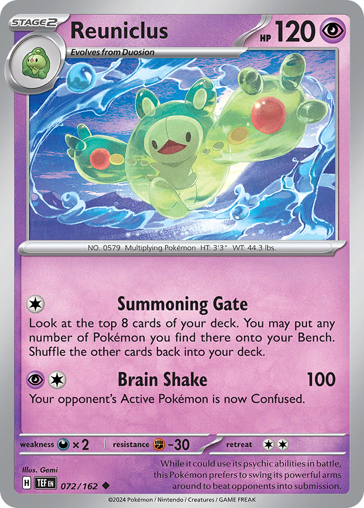 Reuniclus - 72/162 - Normal - NM - Uncommon - Temporal Forces