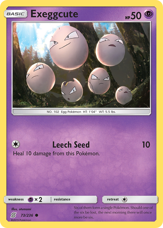 Exeggcute - 73/236 - Normal - NM - Common - Unified Minds