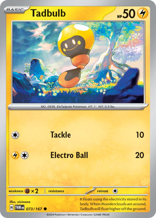 Tadbulb - 73/167 - Normal - NM - Common - Twilight Masquerade