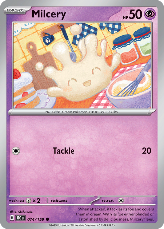 Milcery - 74/159 - Reverse Holofoil - NM - Common - Journey Together