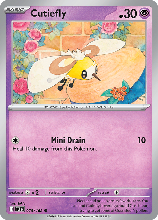 Cutiefly - 75/162 - Normal - NM - Common - Temporal Forces