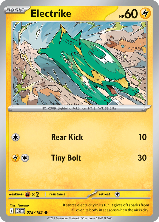 Electrike - 75/182 - Reverse Holofoil - NM - Common - Destined Rivals