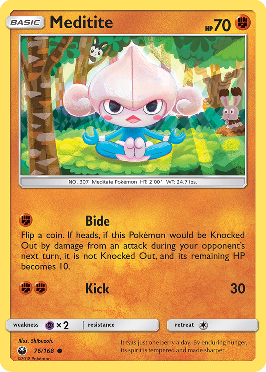 Meditite - 76/168 - Normal - NM - Common - Celestial Storm