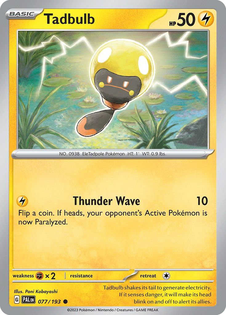 Tadbulb - 77/193 - Normal - NM - Common - Paldea Evolved