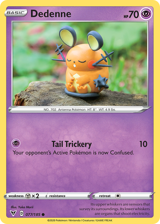 Dedenne - 77/185 - Normal - NM - Common - Vivid Voltage