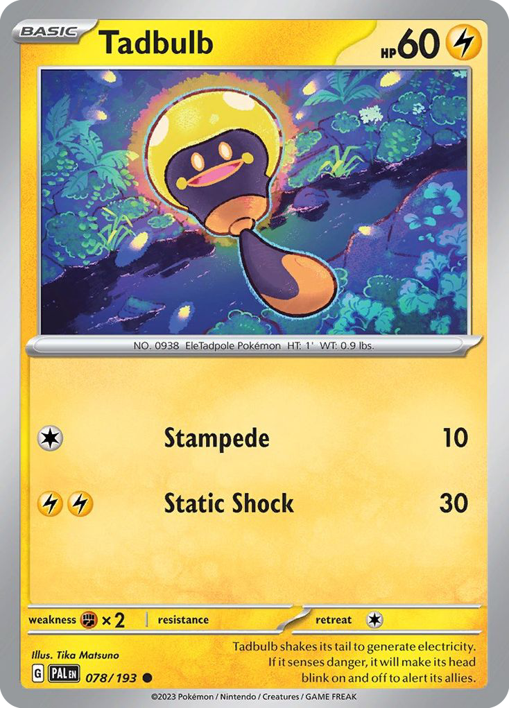 Tadbulb - 78/193 - Normal - NM - Common - Paldea Evolved