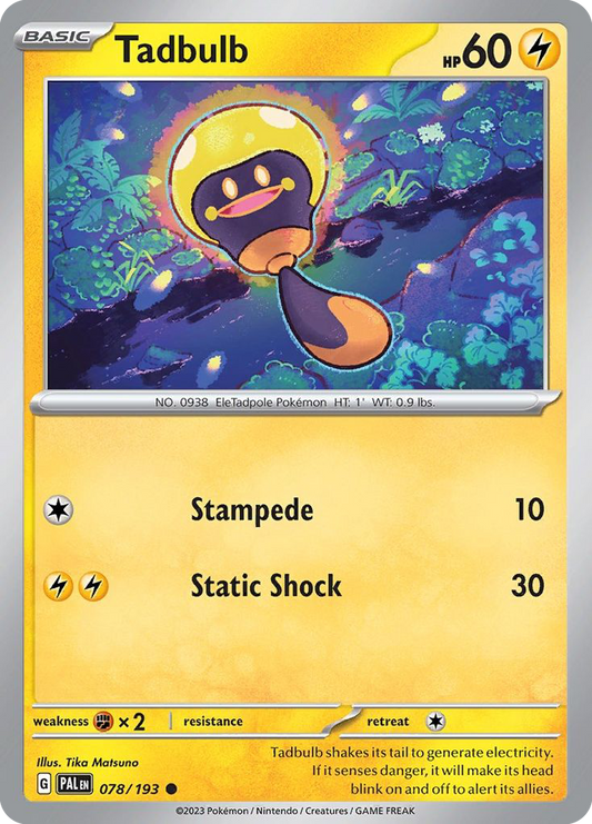 Tadbulb - 78/193 - Normal - NM - Common - Paldea Evolved