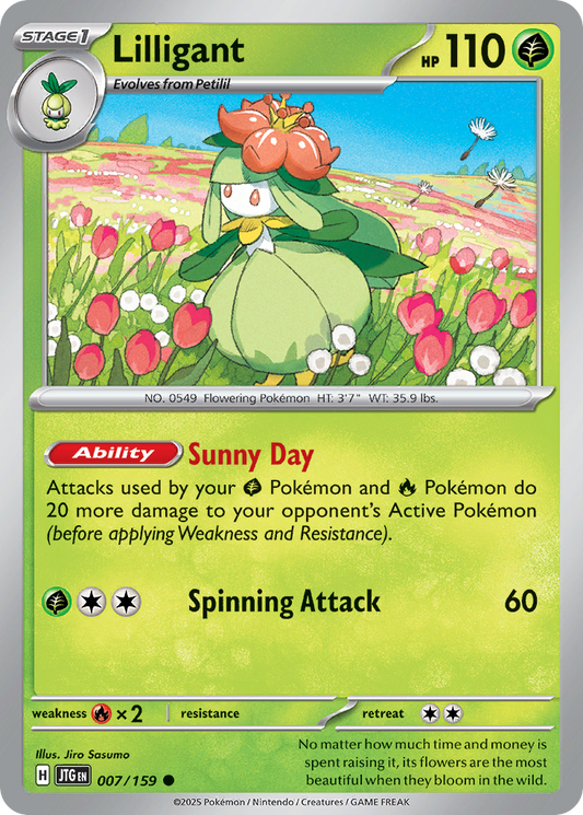 Lilligant - 7/159 - Normal - NM - Common - Journey Together