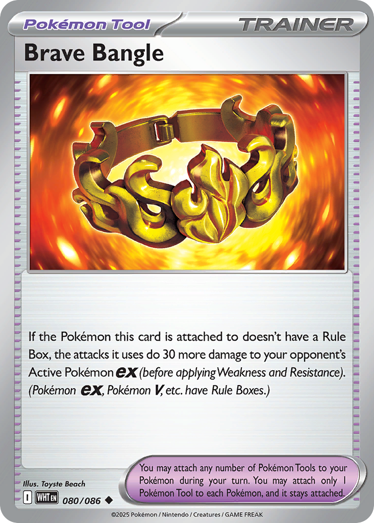 Brave Bangle - 80/86 - Normal - NM - Uncommon - White Flare