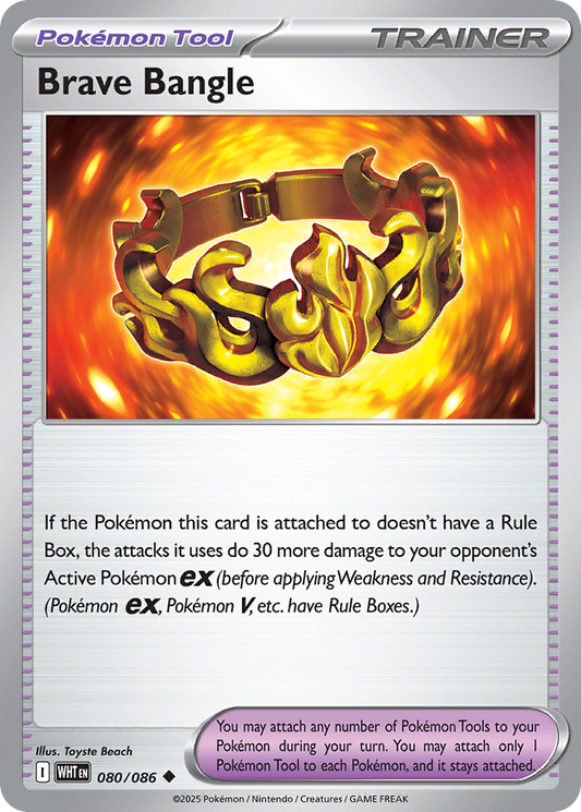 Brave Bangle - 80/86 - Normal - NM - Uncommon - White Flare