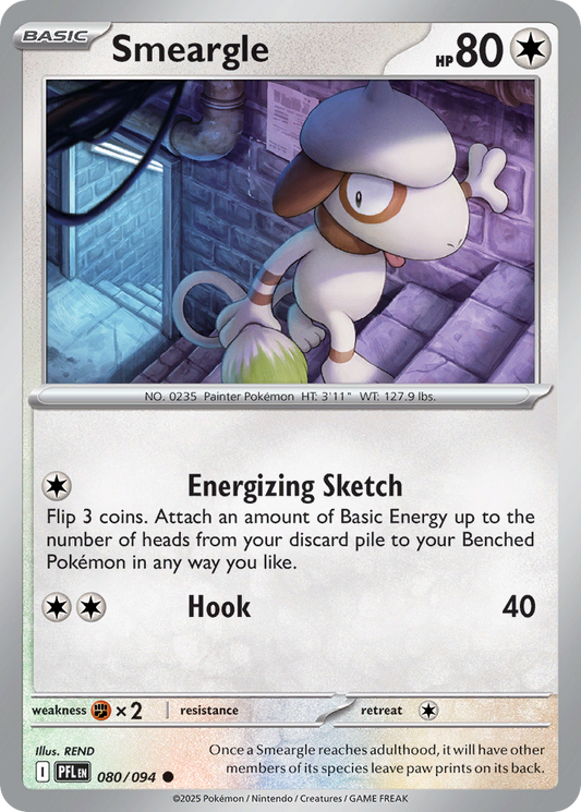 Smeargle - 80/94 - Normal - NM - Common - Phantasmal Flames
