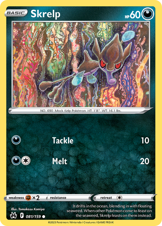 Skrelp - 81/159 - Normal - NM - Common - Crown Zenith