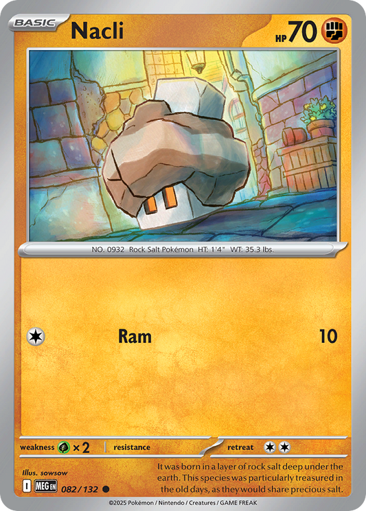 Nacli - 82/132 - Normal - NM - Common - Mega Evolution