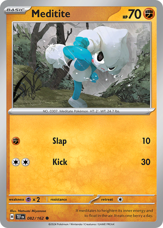 Meditite - 82/162 - Reverse Holofoil - NM - Common - Temporal Forces
