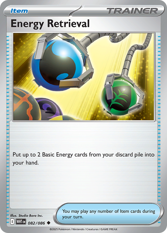 Energy Retrieval - 82/86 - Normal - NM - Uncommon - White Flare