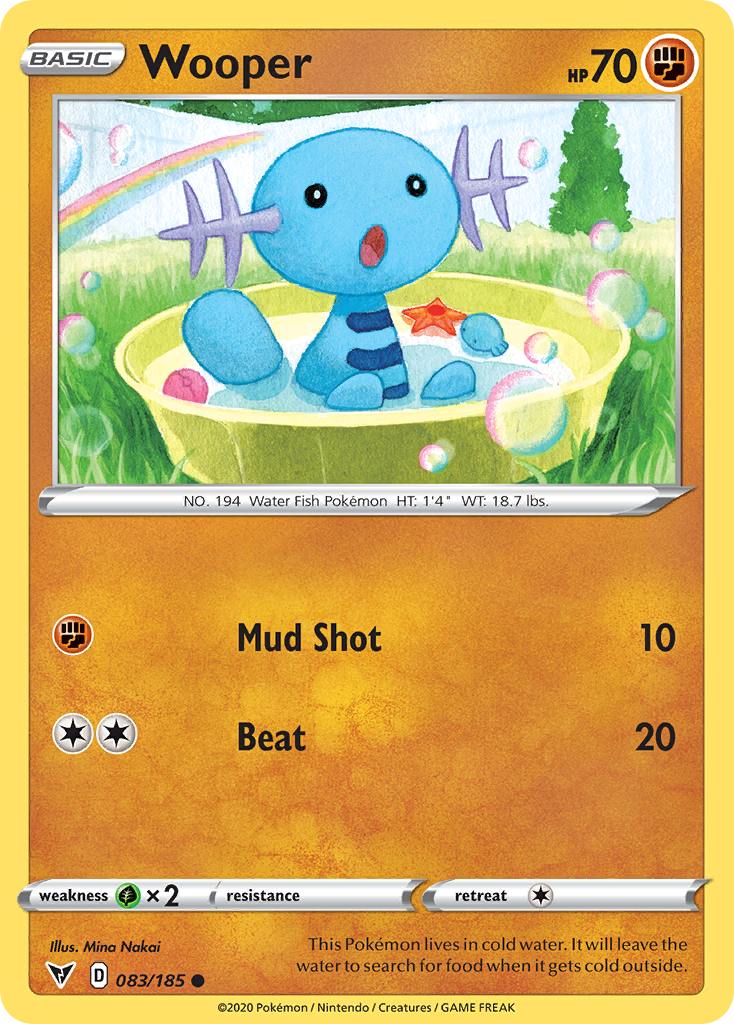 Wooper - 83/185 - Normal - NM - Common - Vivid Voltage