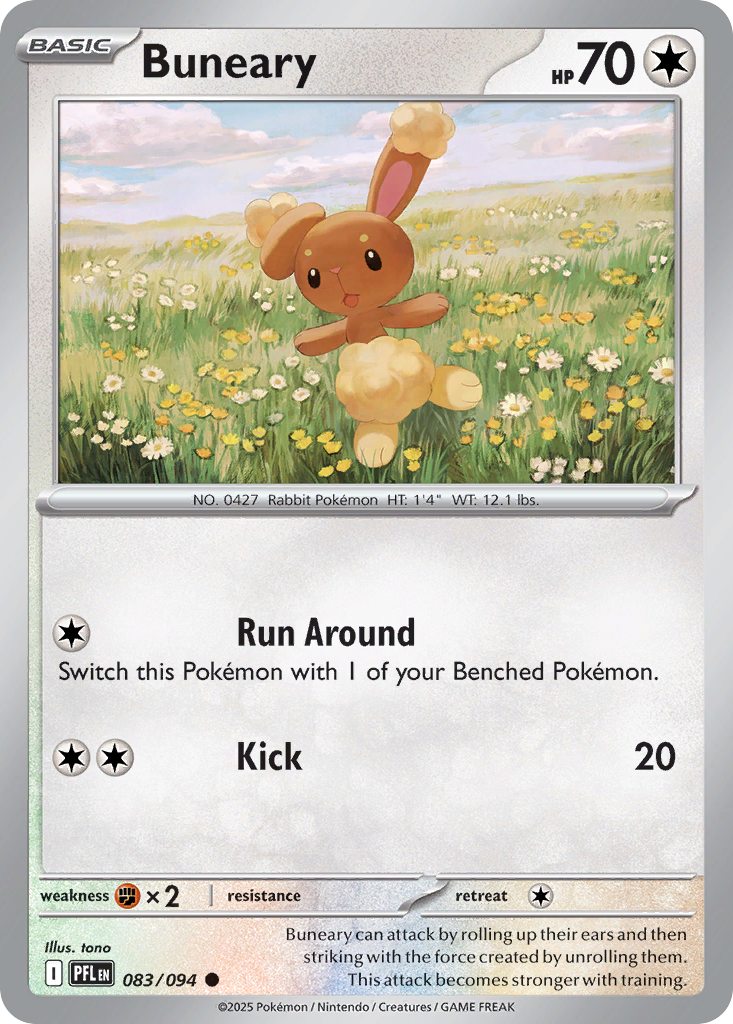 Buneary - 83/94 - Normal - NM - Common - Phantasmal Flames