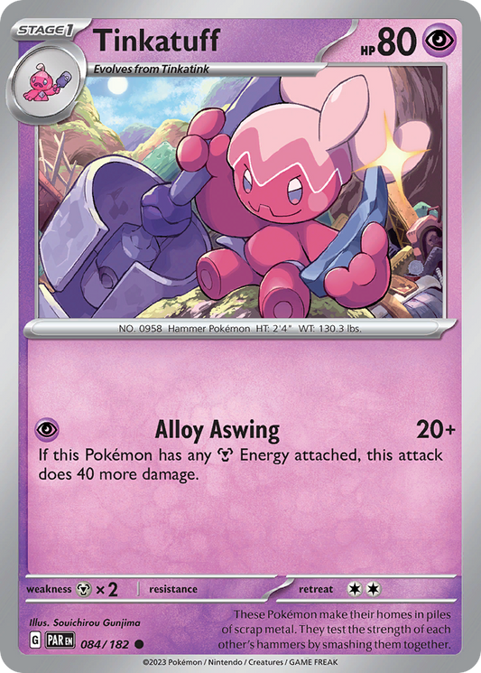 Tinkatuff - 84/182 - Reverse Holofoil - NM - Common - Paradox Rift