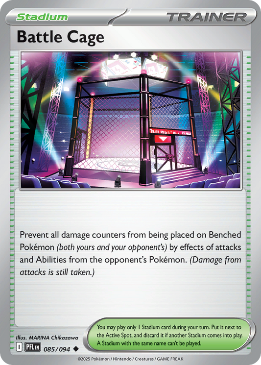 Battle Cage - 85/94 - Reverse Holofoil - NM - Uncommon - Phantasmal Flames