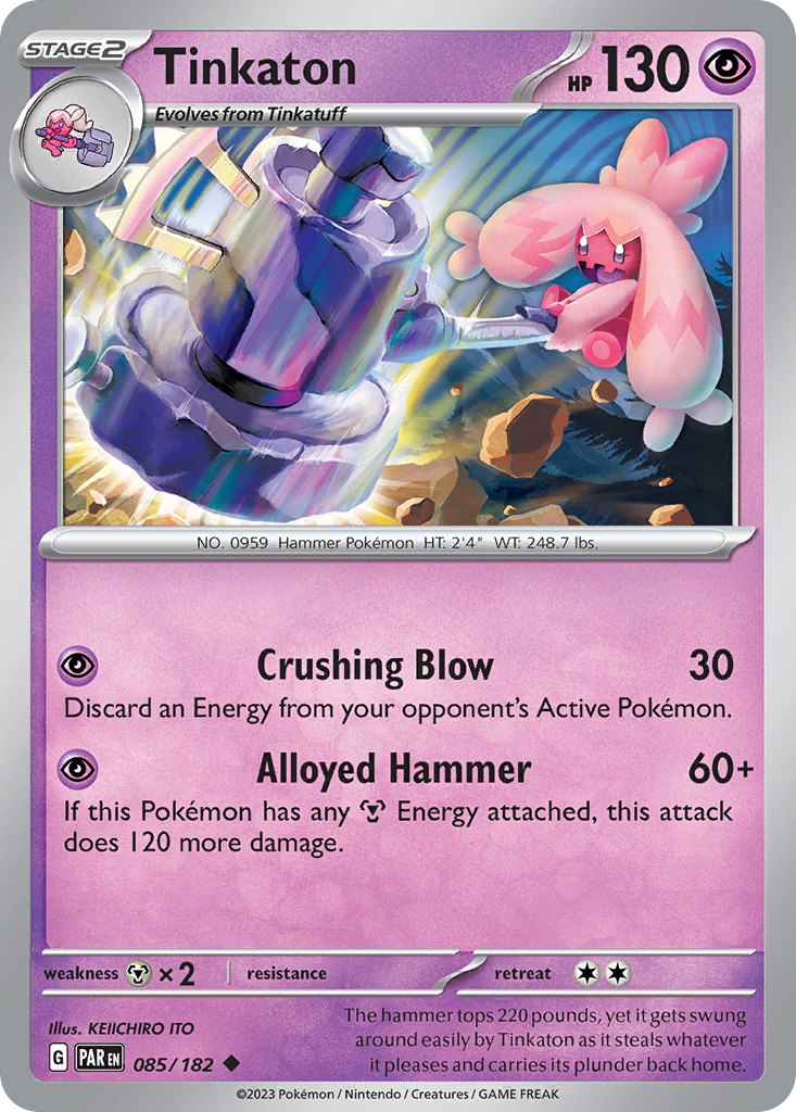 Tinkaton - 85/182 - Normal - NM - Uncommon - Paradox Rift