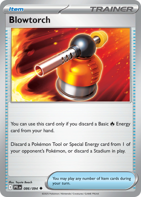 Blowtorch - 86/94 - Normal - NM - Uncommon - Phantasmal Flames