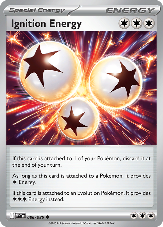 Ignition Energy - 86/86 - Normal - NM - Uncommon - White Flare