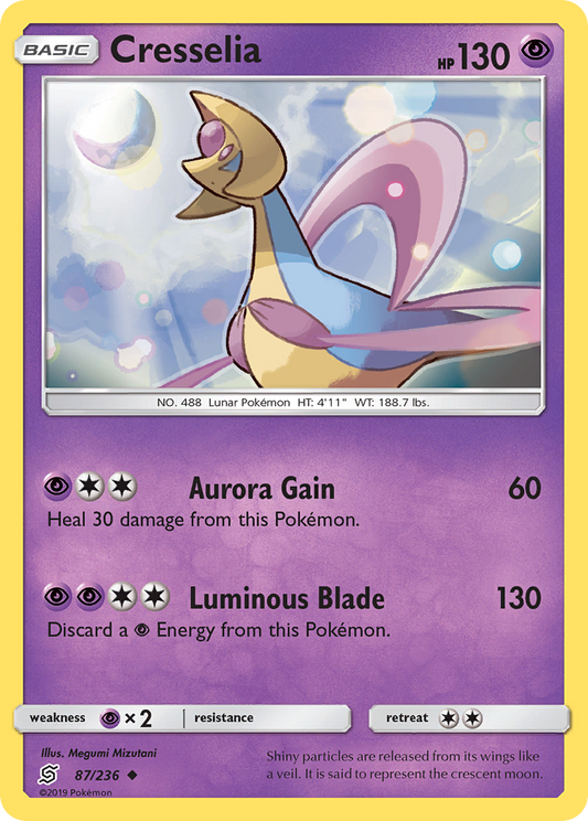 Cresselia - 87/236 - Normal - NM - Uncommon - Unified Minds
