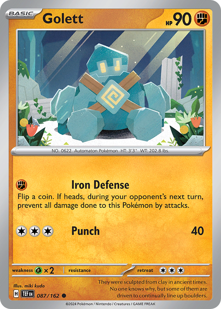Golett - 87/162 - Reverse Holofoil - NM - Common - Temporal Forces
