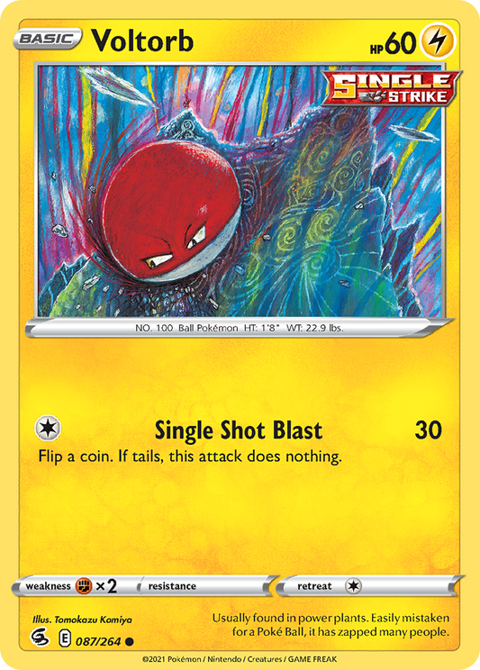 Voltorb - 87/264 - Normal - NM - Common - Fusion Strike