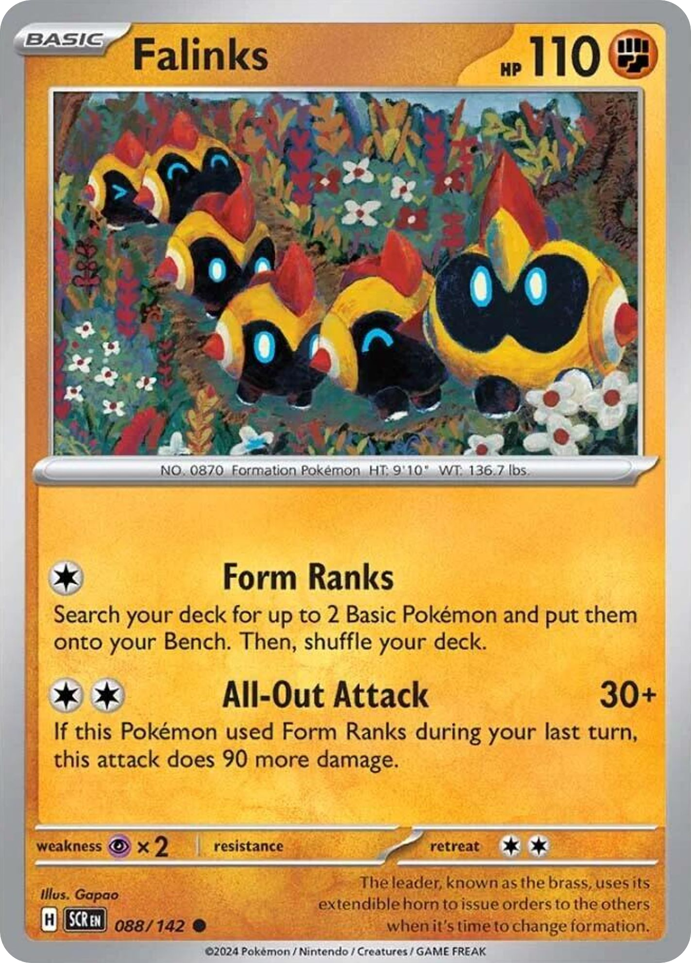Falinks - 88/142 - Reverse Holofoil - NM - Common - Stellar Crown