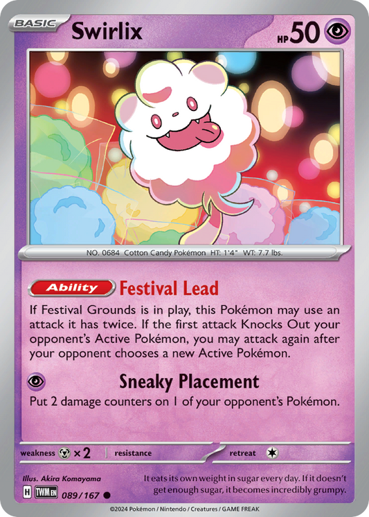 Swirlix - 89/167 - Normal - NM - Common - Twilight Masquerade