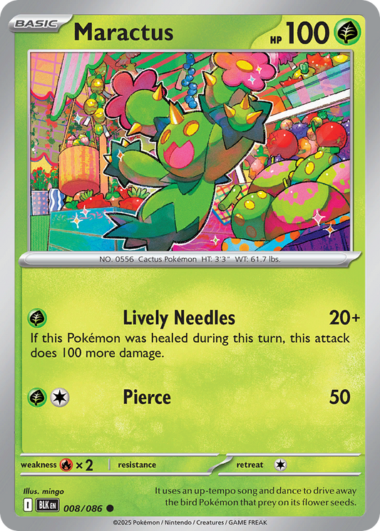 Maractus - 8/86 - Normal - NM - Common - Black Bolt