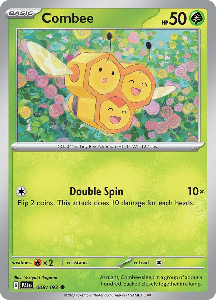 Combee - 8/193 - Reverse Holofoil - NM - Common - Paldea Evolved