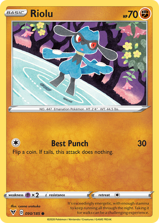 Riolu - 90/185 - Normal - NM - Common - Vivid Voltage
