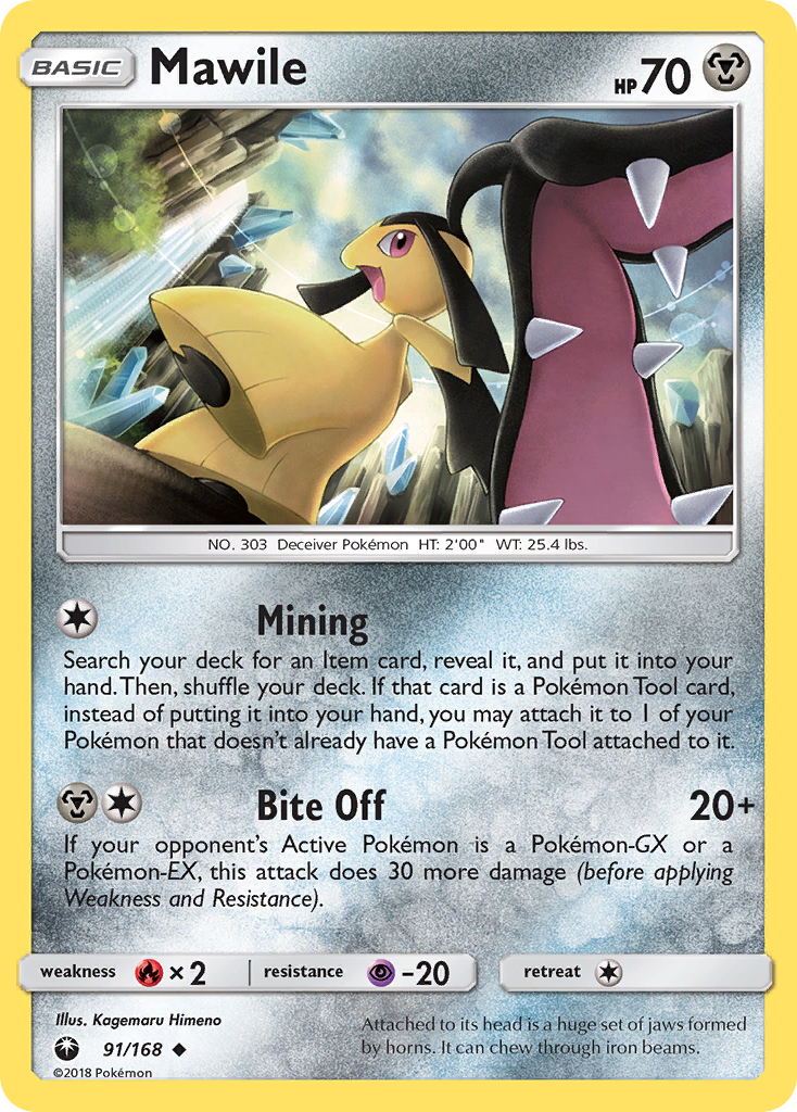 Mawile - 91/168 - Normal - NM - Uncommon - Celestial Storm