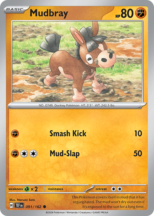 Mudbray - 91/162 - Reverse Holofoil - NM - Common - Temporal Forces