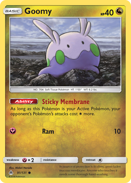 Goomy - 91/131 - Normal - NM - Common - Forbidden Light
