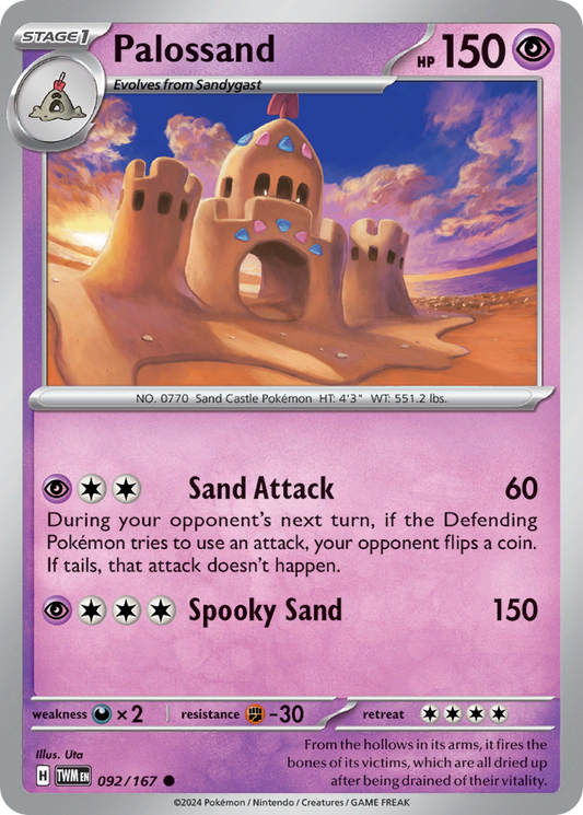 Palossand - 92/167 - Normal - NM - Common - Twilight Masquerade