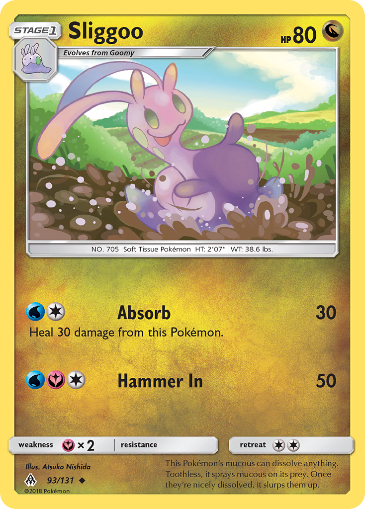 Sliggoo - 93/131 - Normal - NM - Uncommon - Forbidden Light