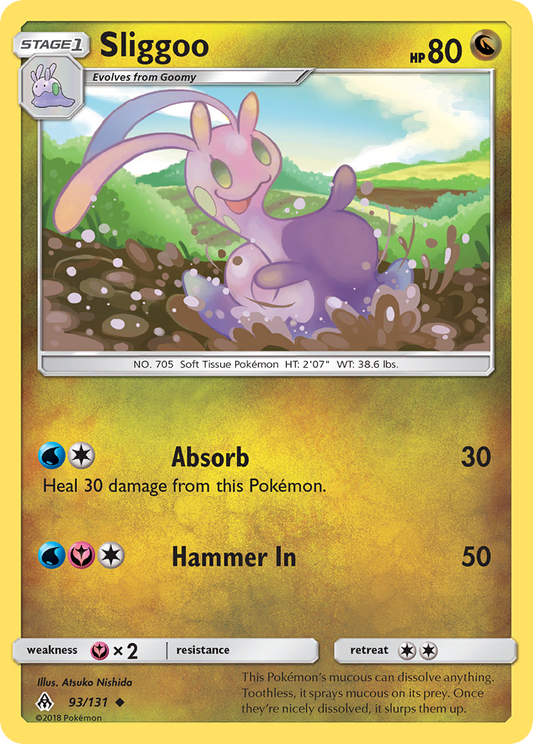 Sliggoo - 93/131 - Normal - NM - Uncommon - Forbidden Light