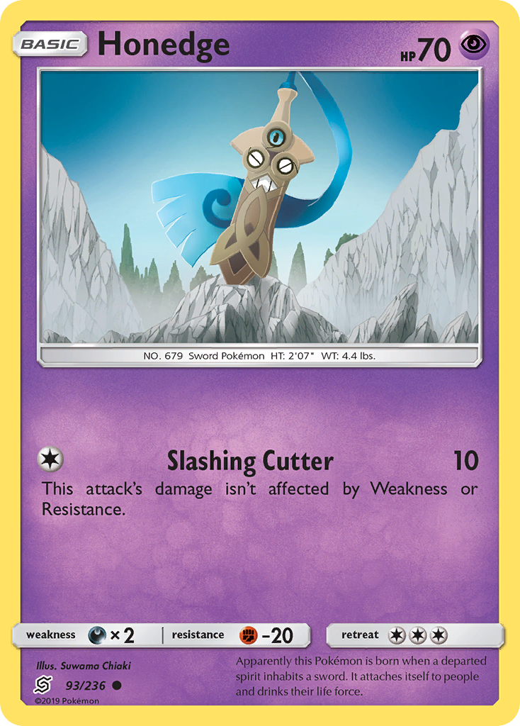Honedge - 93/236 - Normal - NM - Common - Unified Minds