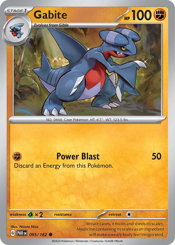 Gabite - 95/182 - Normal - NM - Common - Paradox Rift