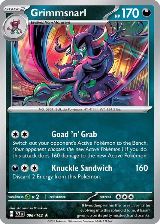 Grimmsnarl - 96/142 - Holofoil - NM - Rare - Stellar Crown