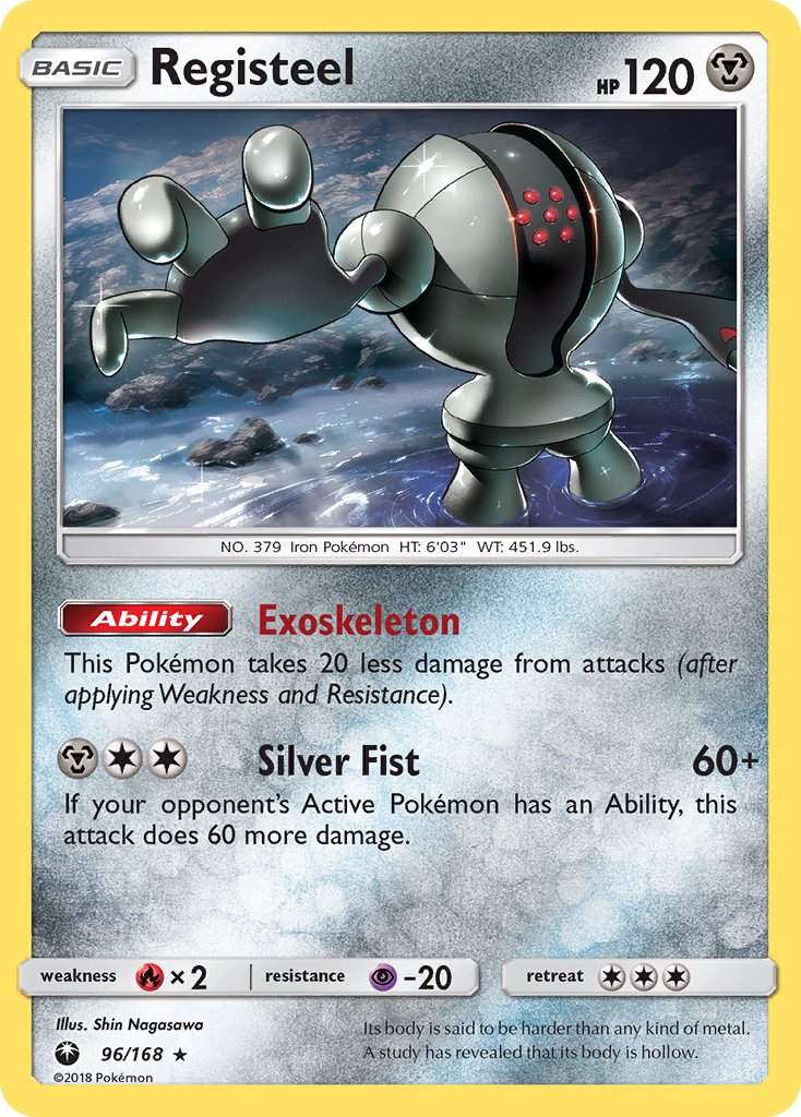 Registeel - 96/168 - Normal - NM - Rare - Celestial Storm
