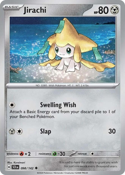 Jirachi - 98/142 - Reverse Holofoil - NM - Uncommon - Stellar Crown