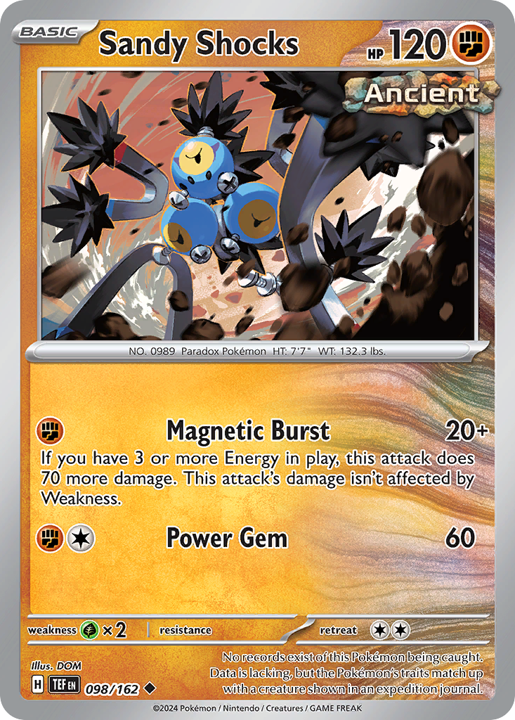 Sandy Shocks - 98/162 - Normal - NM - Uncommon - Temporal Forces
